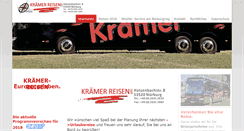 Desktop Screenshot of kraemer-reisen.com